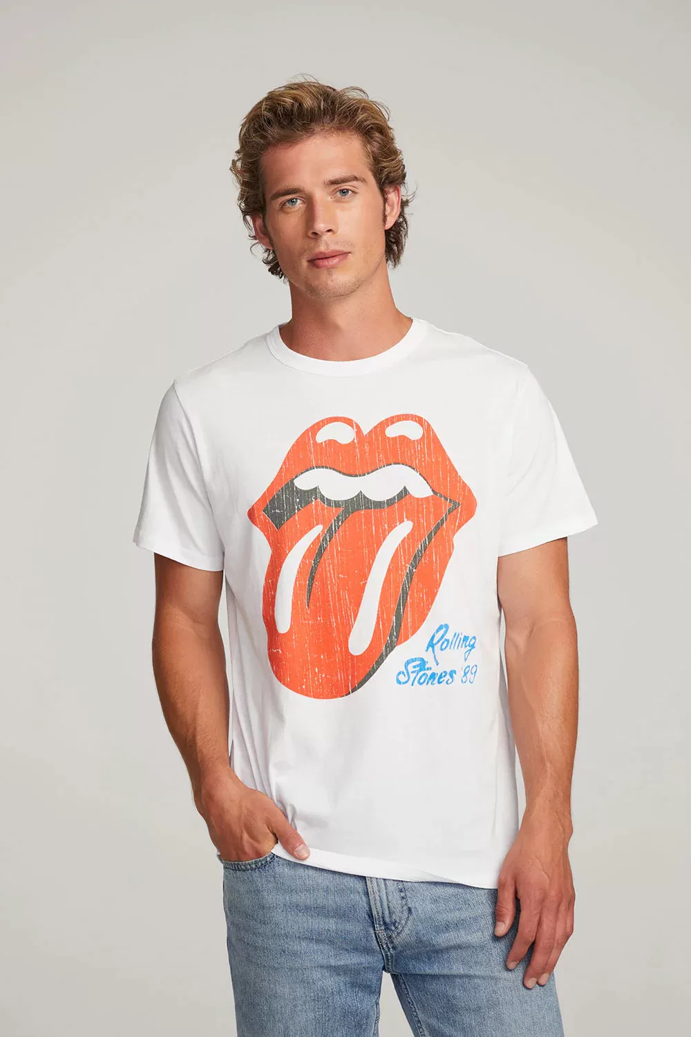 Chaser Rolling Stones Steel Wheels Tee (White)