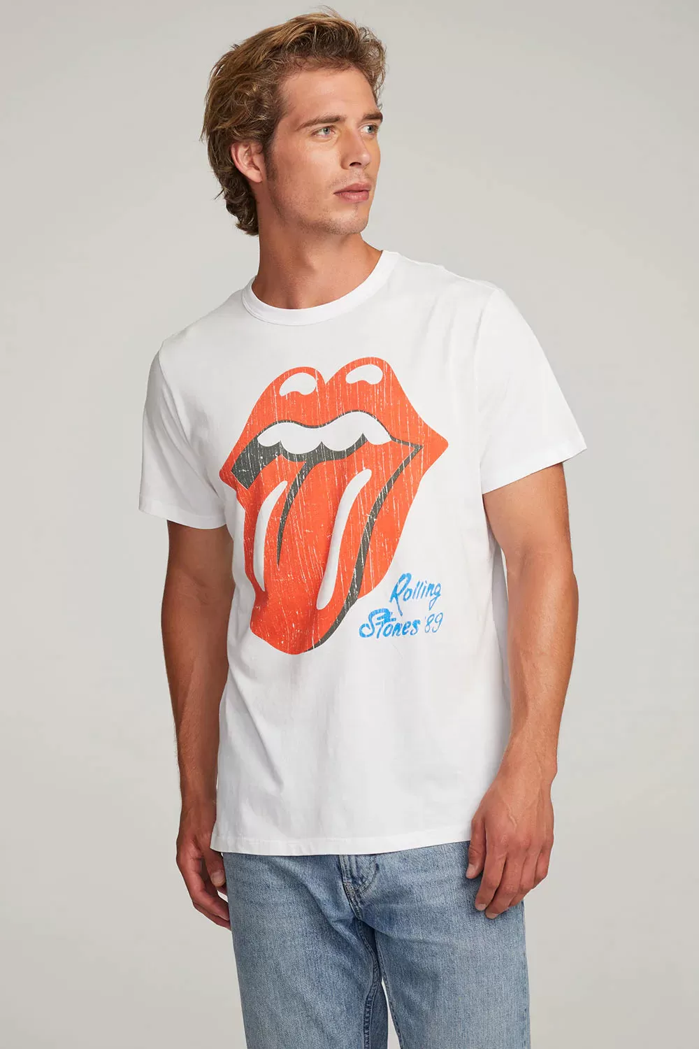 Chaser Rolling Stones Steel Wheels Tee (White)