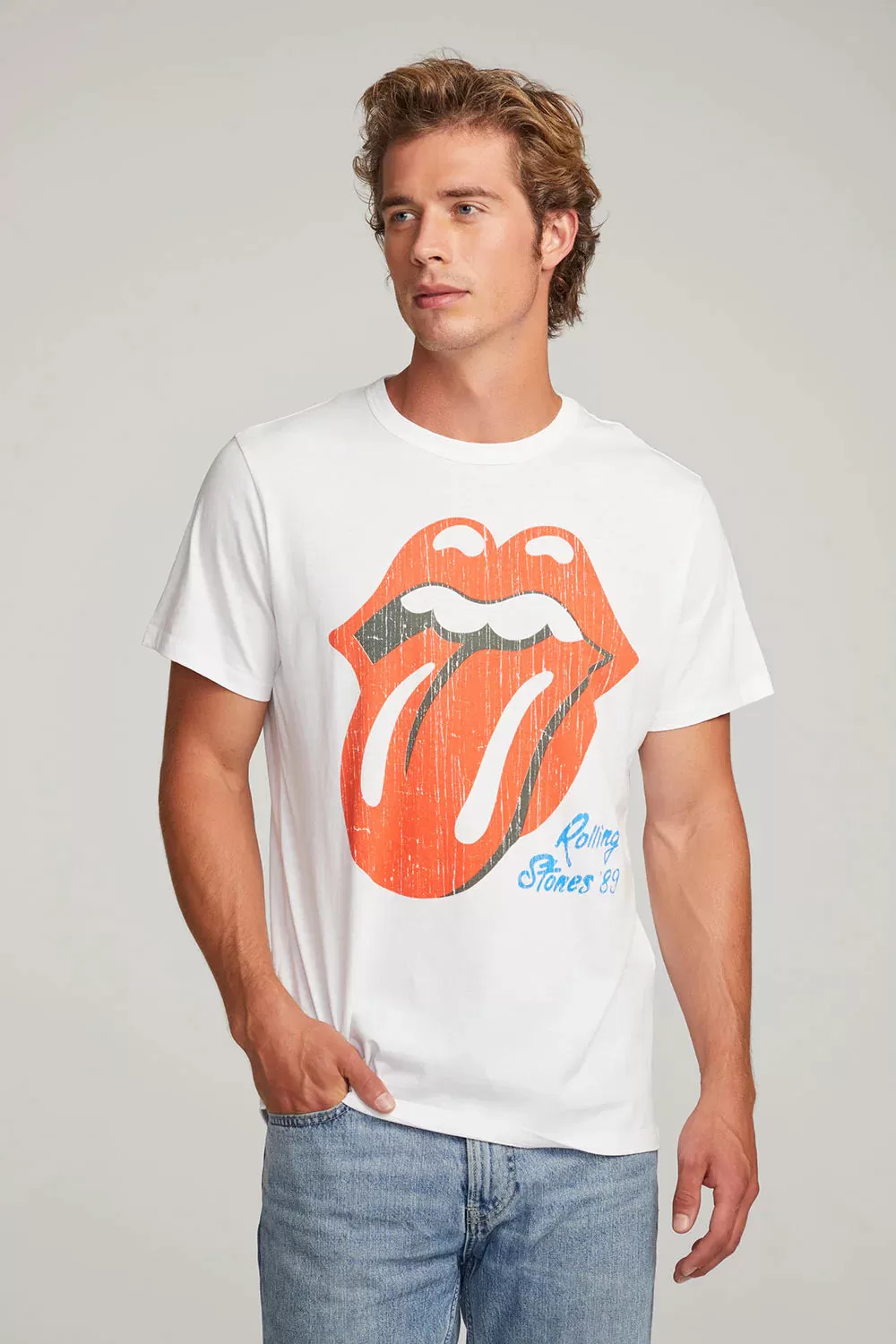 Chaser Rolling Stones Steel Wheels Tee (White)