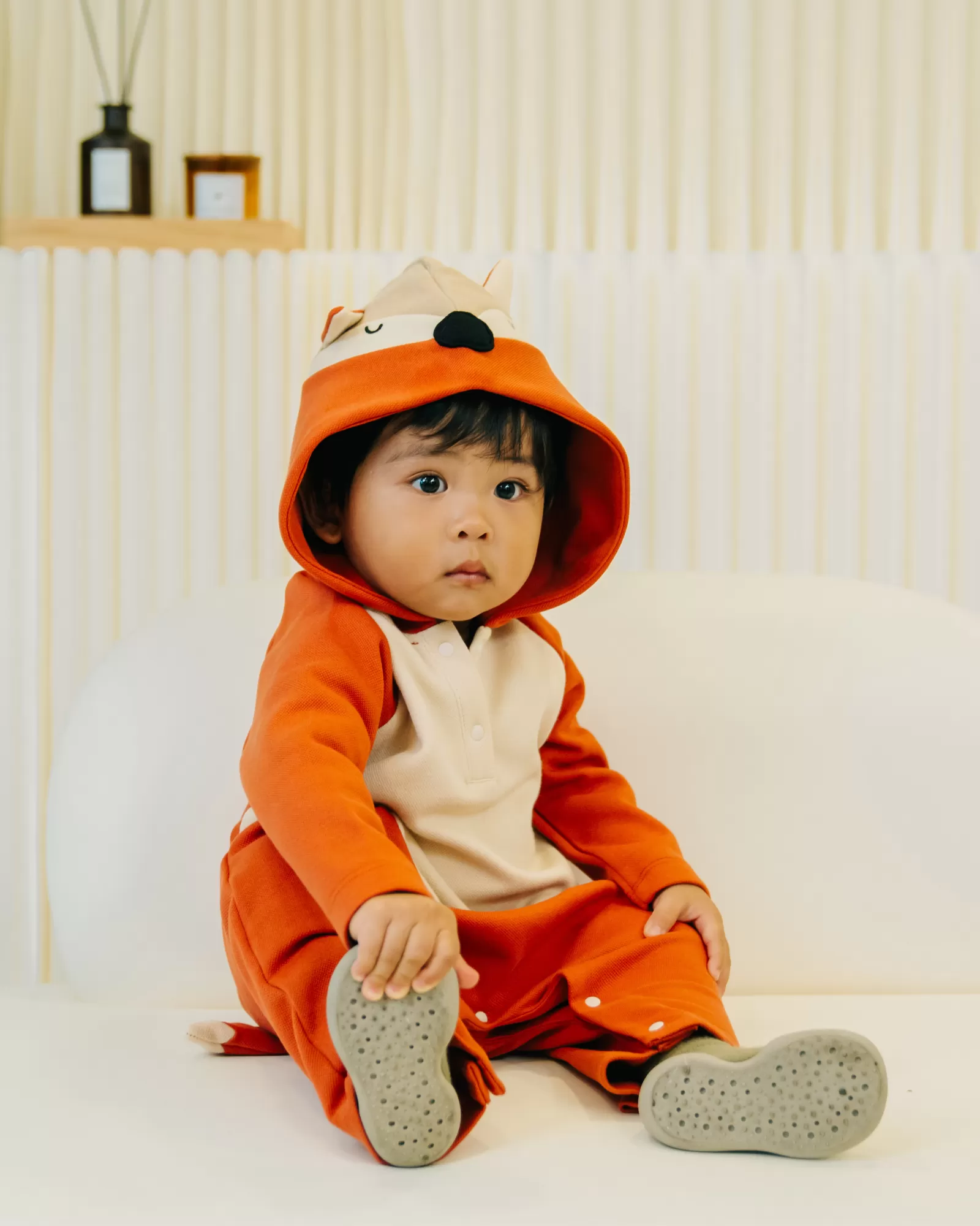 Cheeky the Fox Hoodie Romper