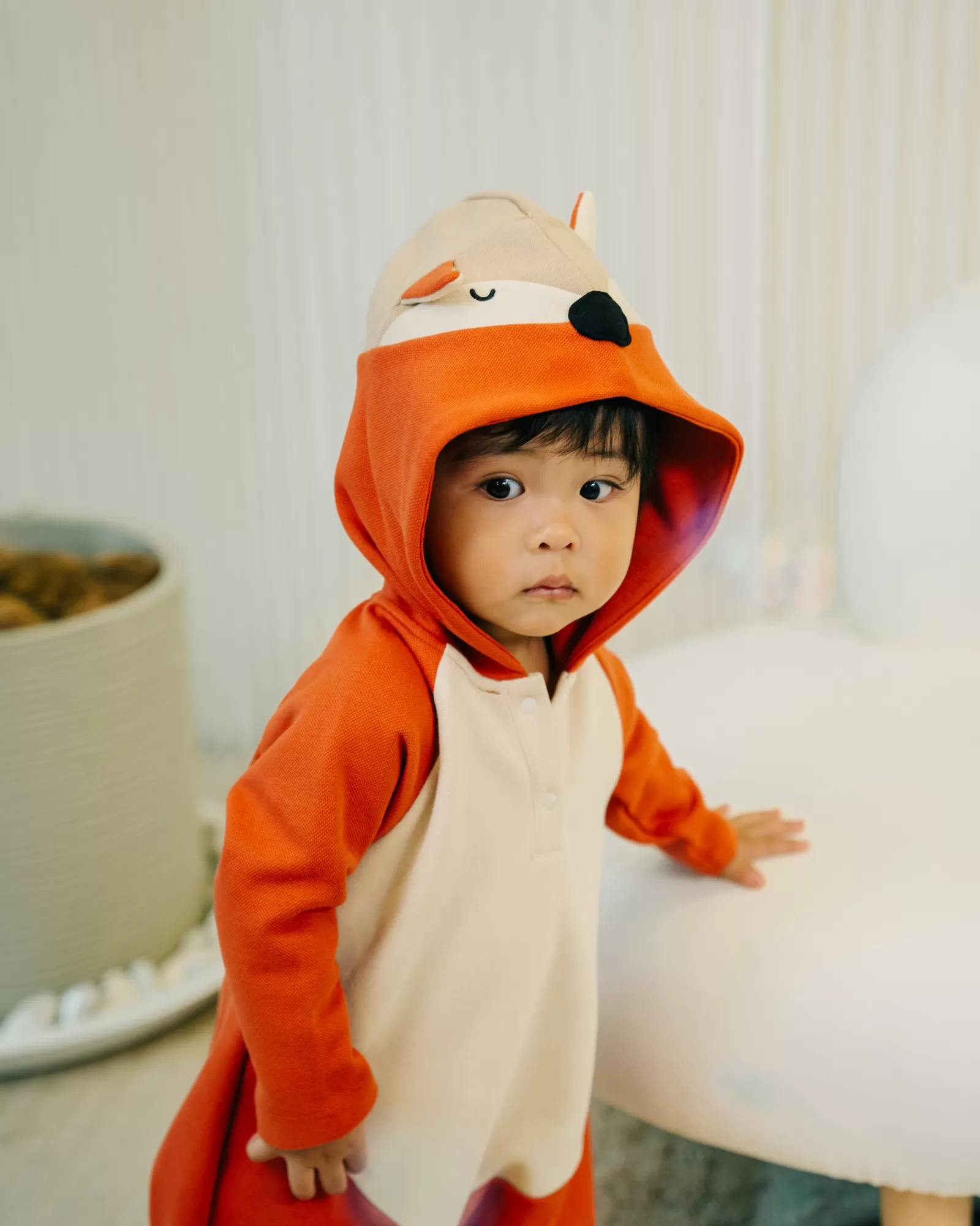 Cheeky the Fox Hoodie Romper