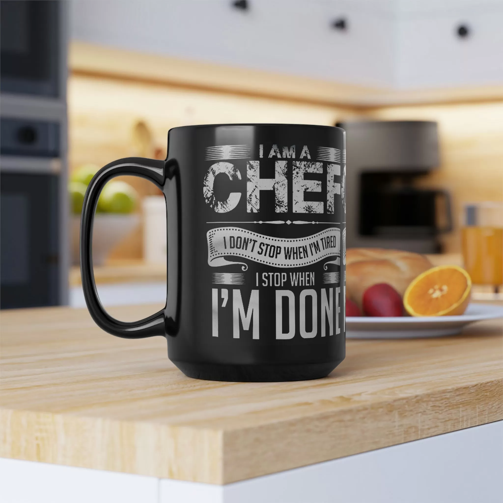 Chef Black Mug