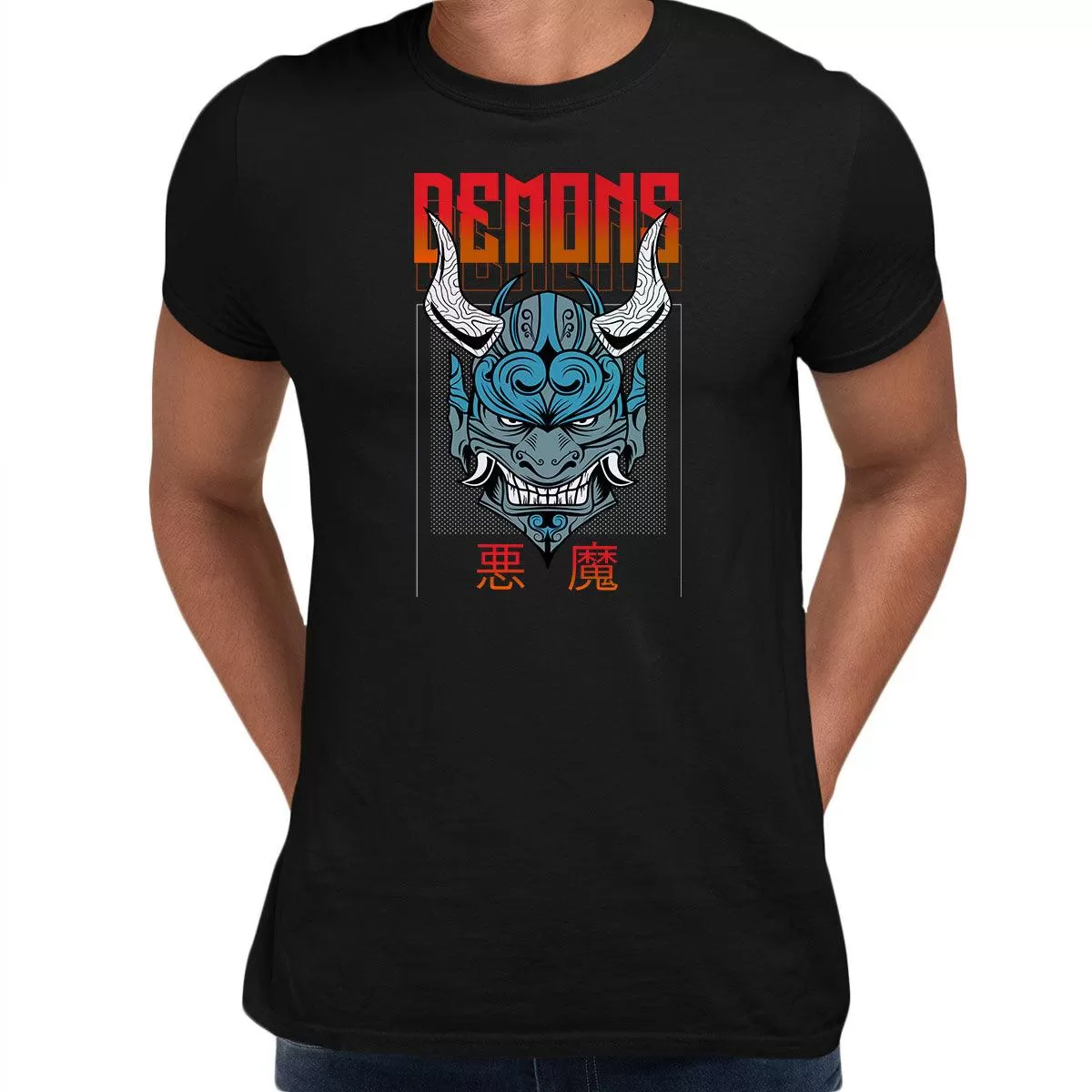 Chinese demon Street Festive Scary Art Unisex T-shirt