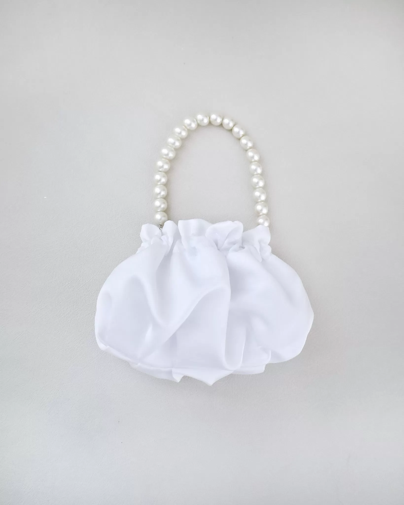 Cleo Pearl Satin Mini Pouch