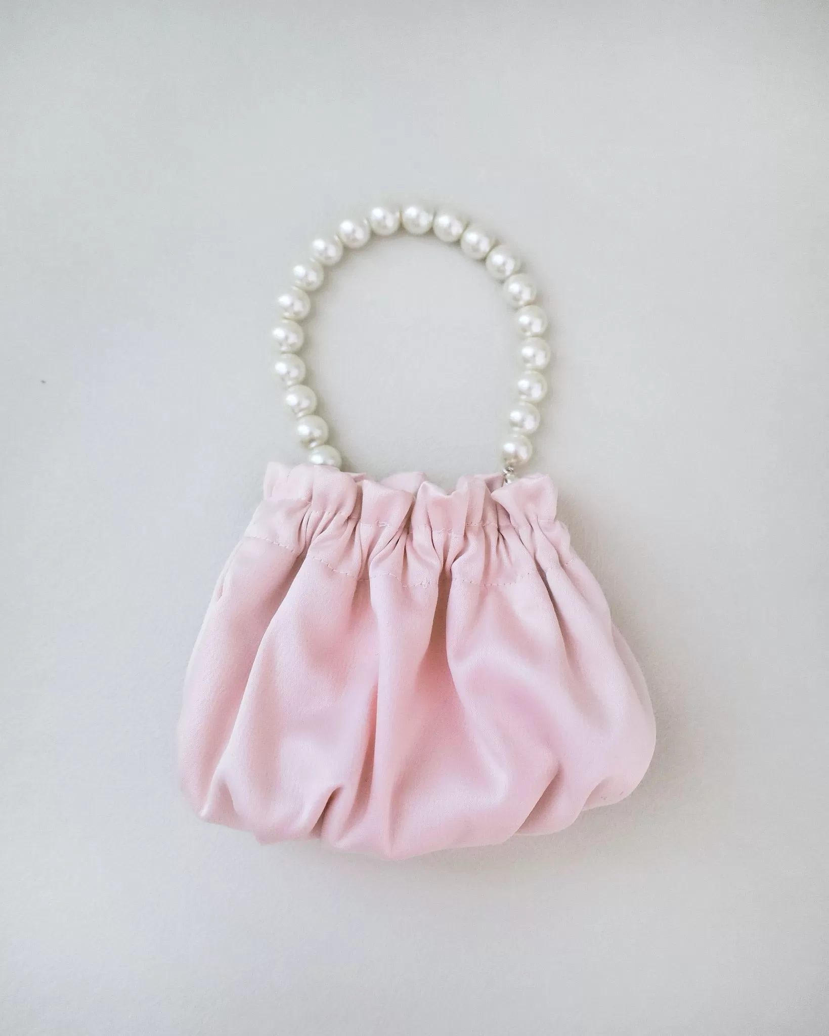 Cleo Pearl Satin Mini Pouch