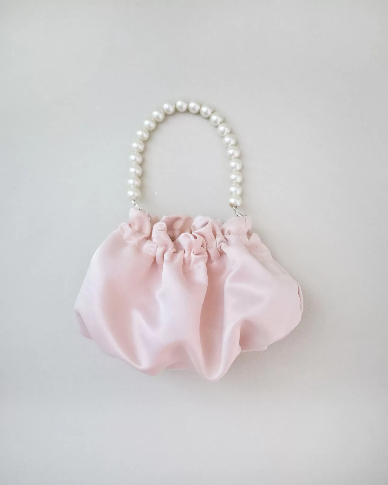 Cleo Pearl Satin Mini Pouch