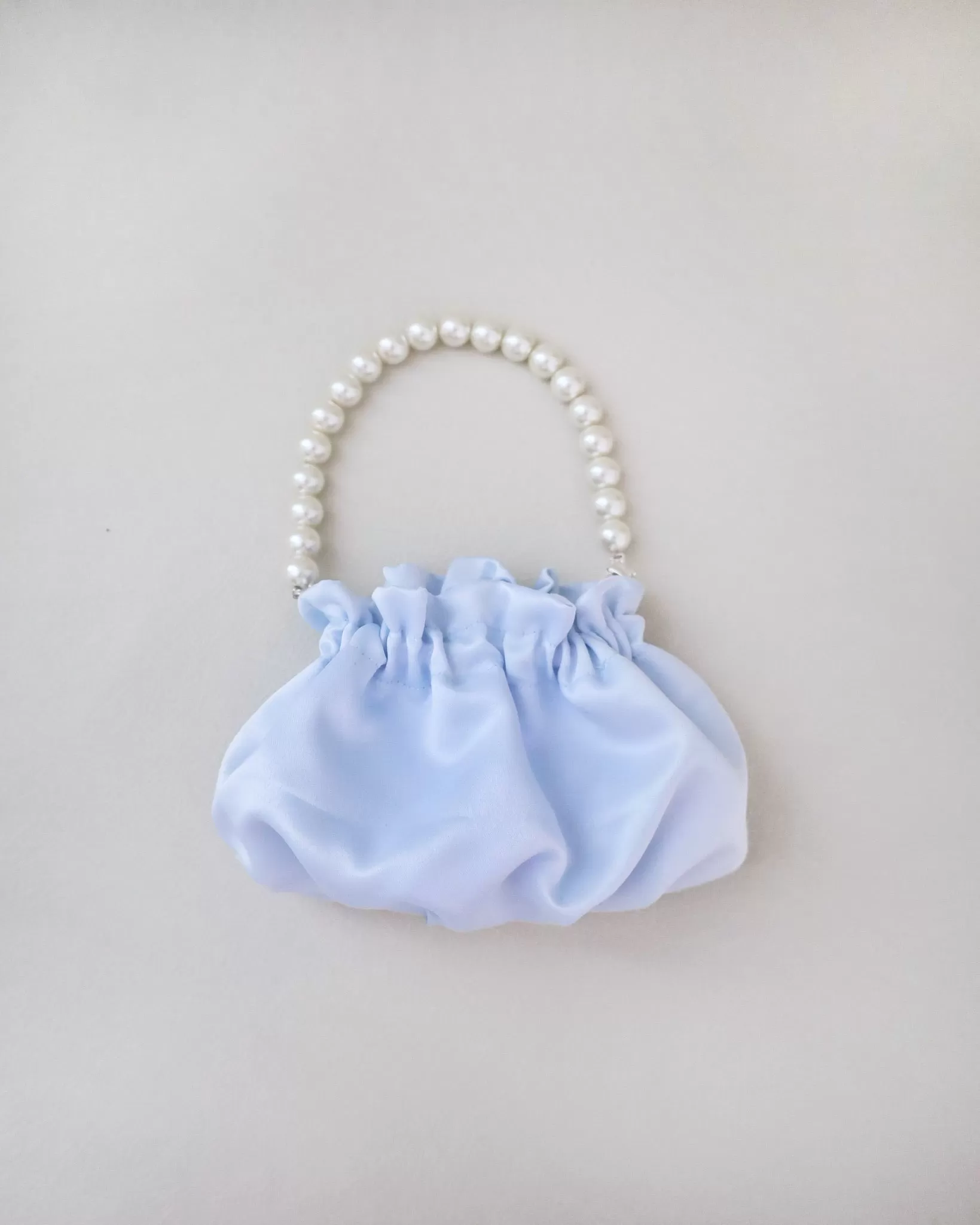 Cleo Pearl Satin Mini Pouch