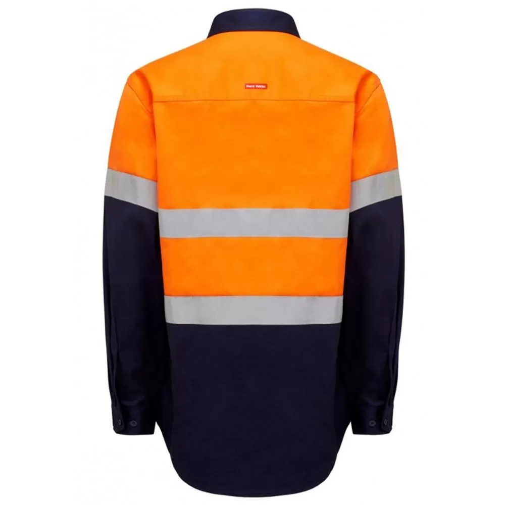 Core Hi Vis 2 Tone Taped Drill Shirt