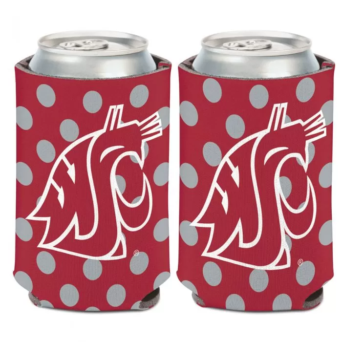 Cougars Dot Can Koozie 12 oz