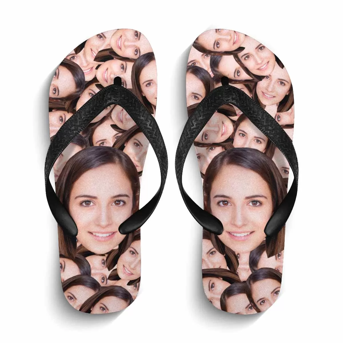 Custom Face Personlized Flip Flops For Both Man And Woman Funny Gift For Vacation,Wedding Ideas For Guests