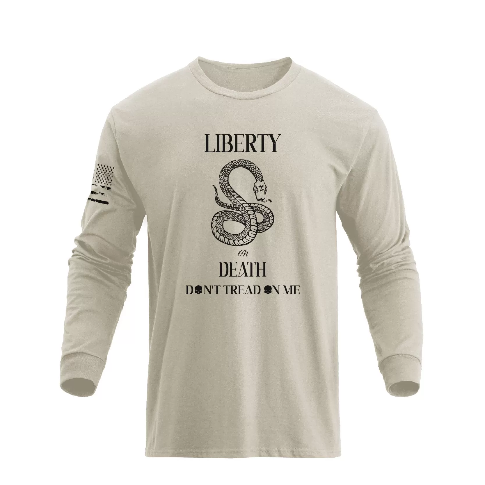 DON'T TREAD ON ME GRAPHIC LONG SLEEVE T-SHIRT