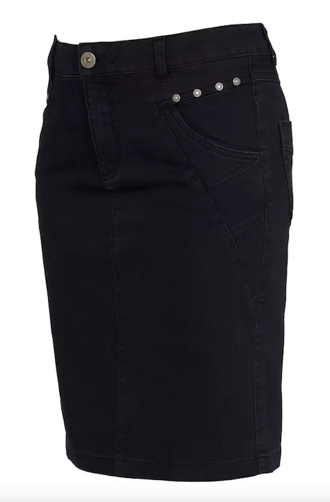 DS - Iris denim skirt - black