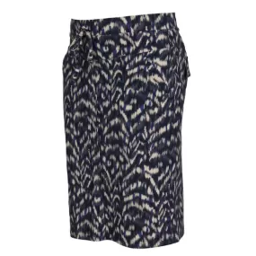 DS - Renny indigo print skirt