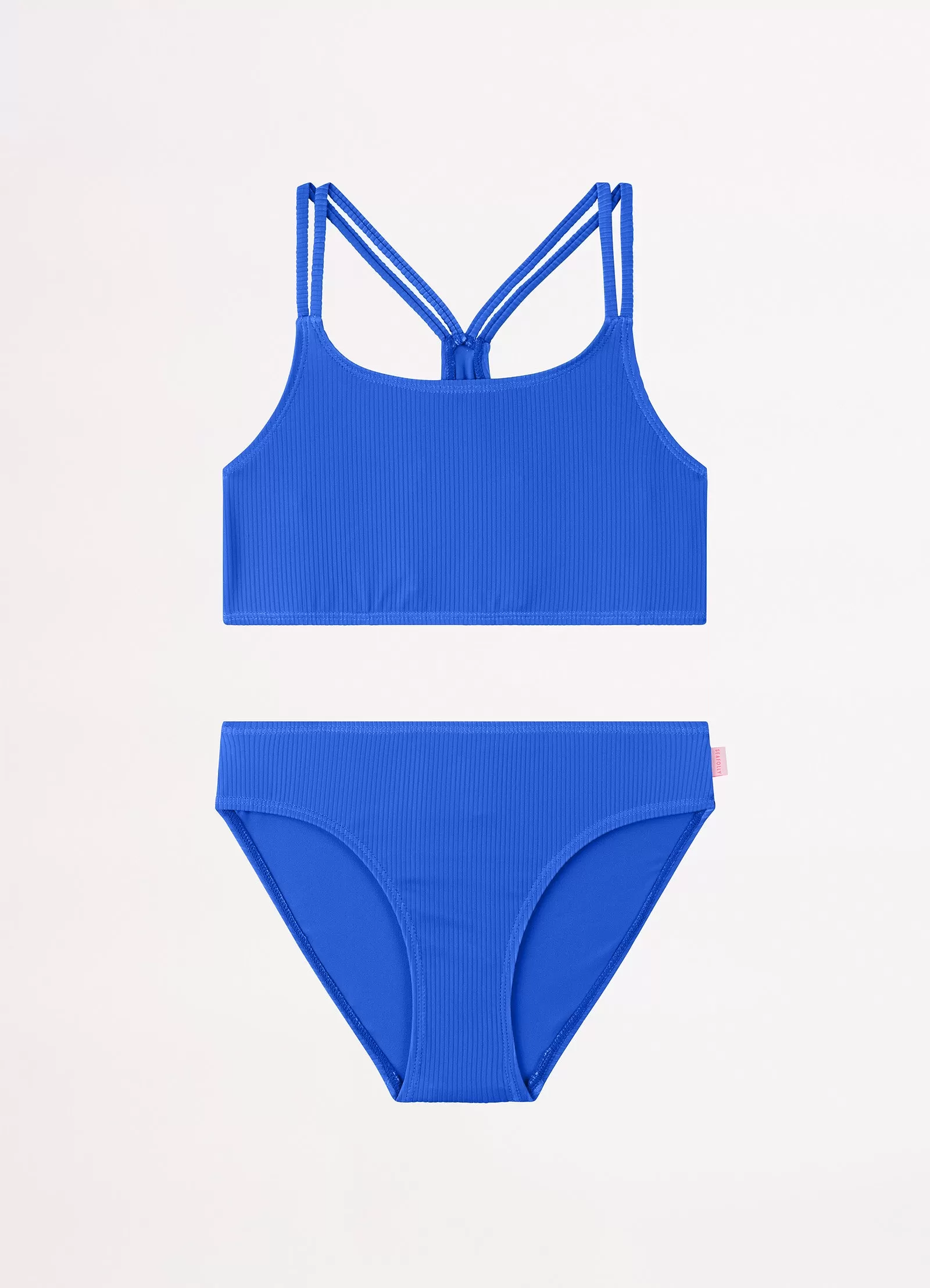 Essential Girls Multi Strap Bikini - Royal