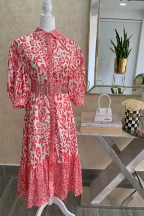 Everyday Classic Silk Dress - With Belt