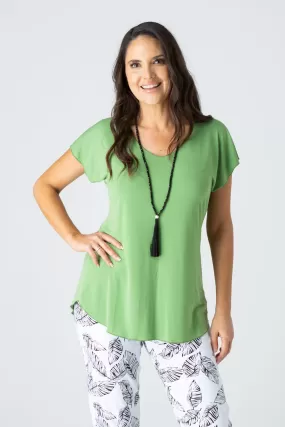 Fern Microfibre Short Sleeve Top