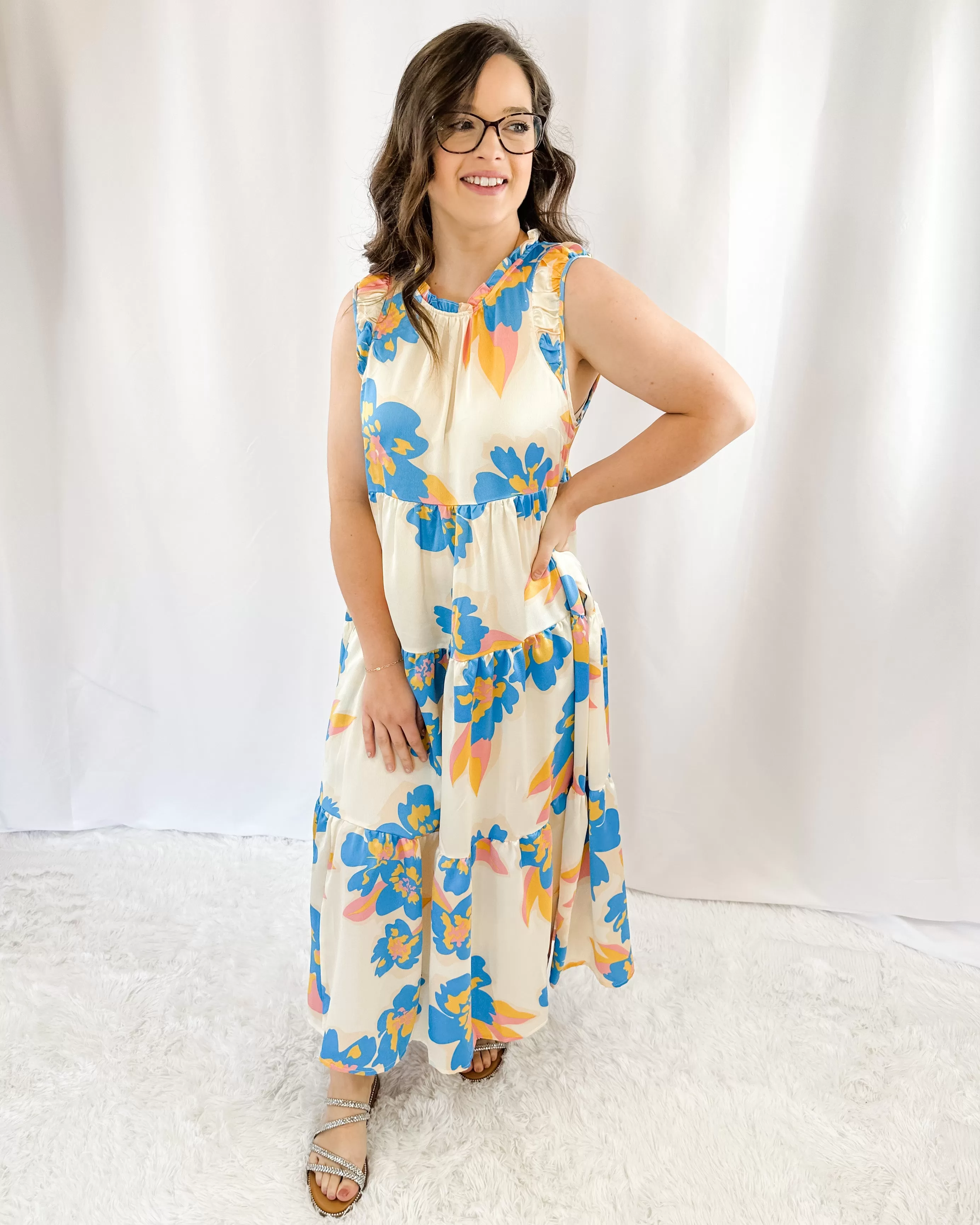 Floral Feels Tiered Maxi Dress