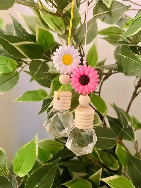 Flower Topped Car Diffusers - Air Fresheners