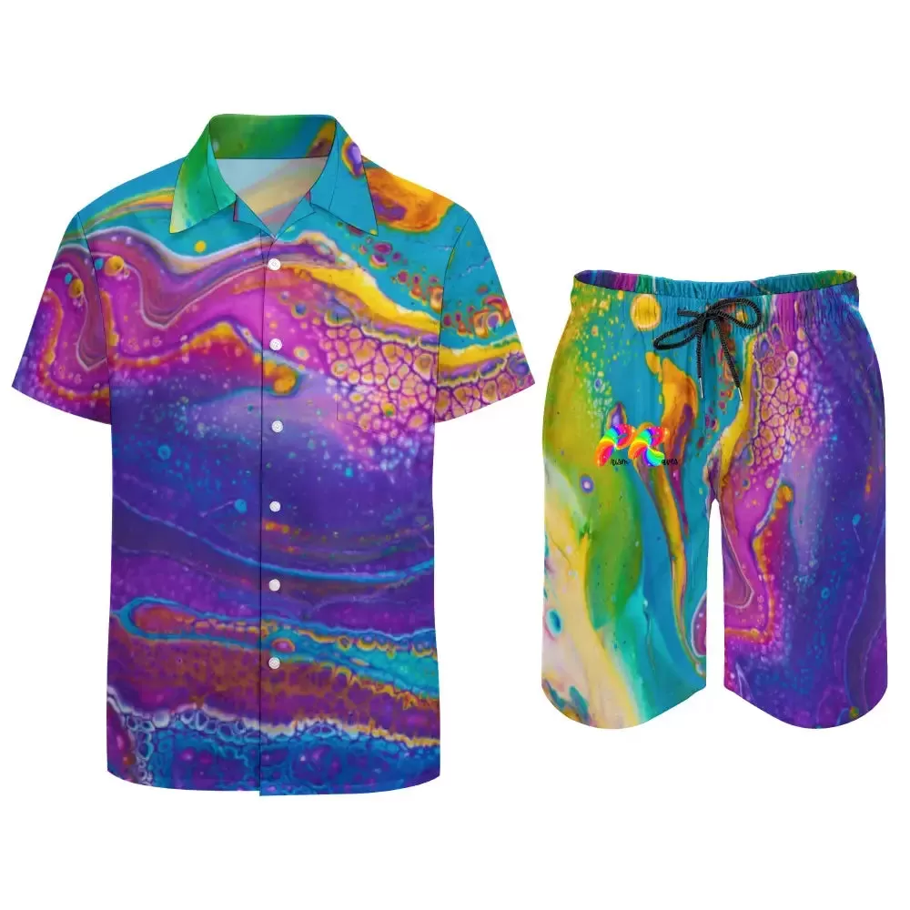 Fluidity Men's Matching Festival Shorts Set