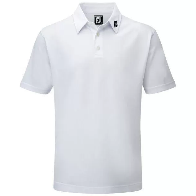 footjoy polo Stretch Pique solid blanc