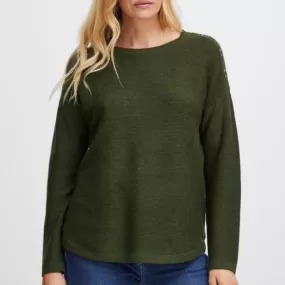 FR - Cemelange rifle green sweater