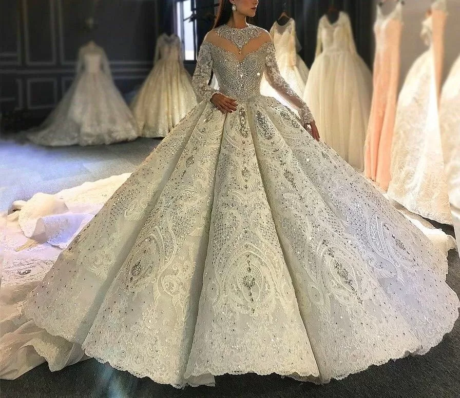 Full Beading Wedding Dress