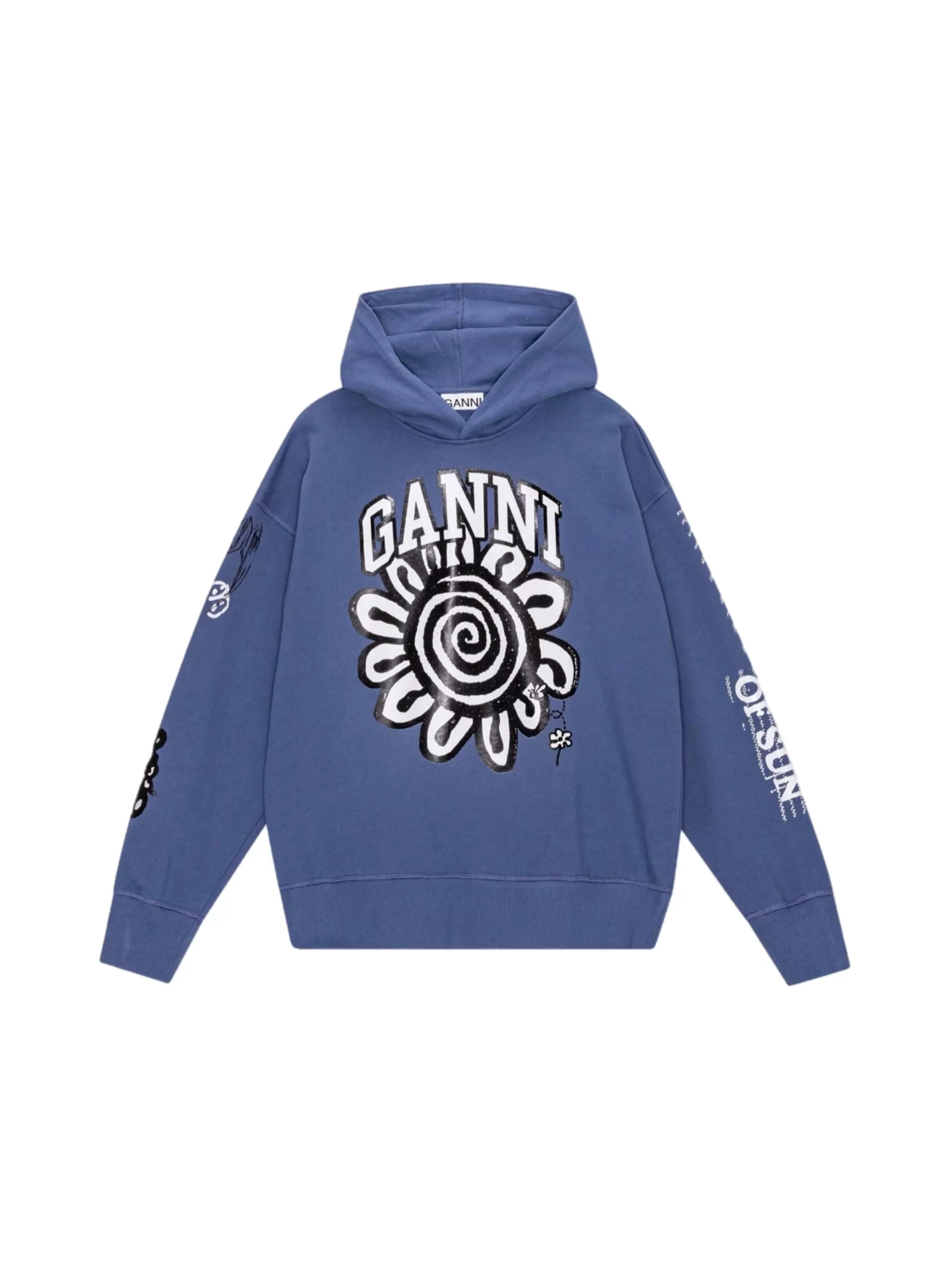 Ganni Isoli Mega Flower Oversized Hoodie