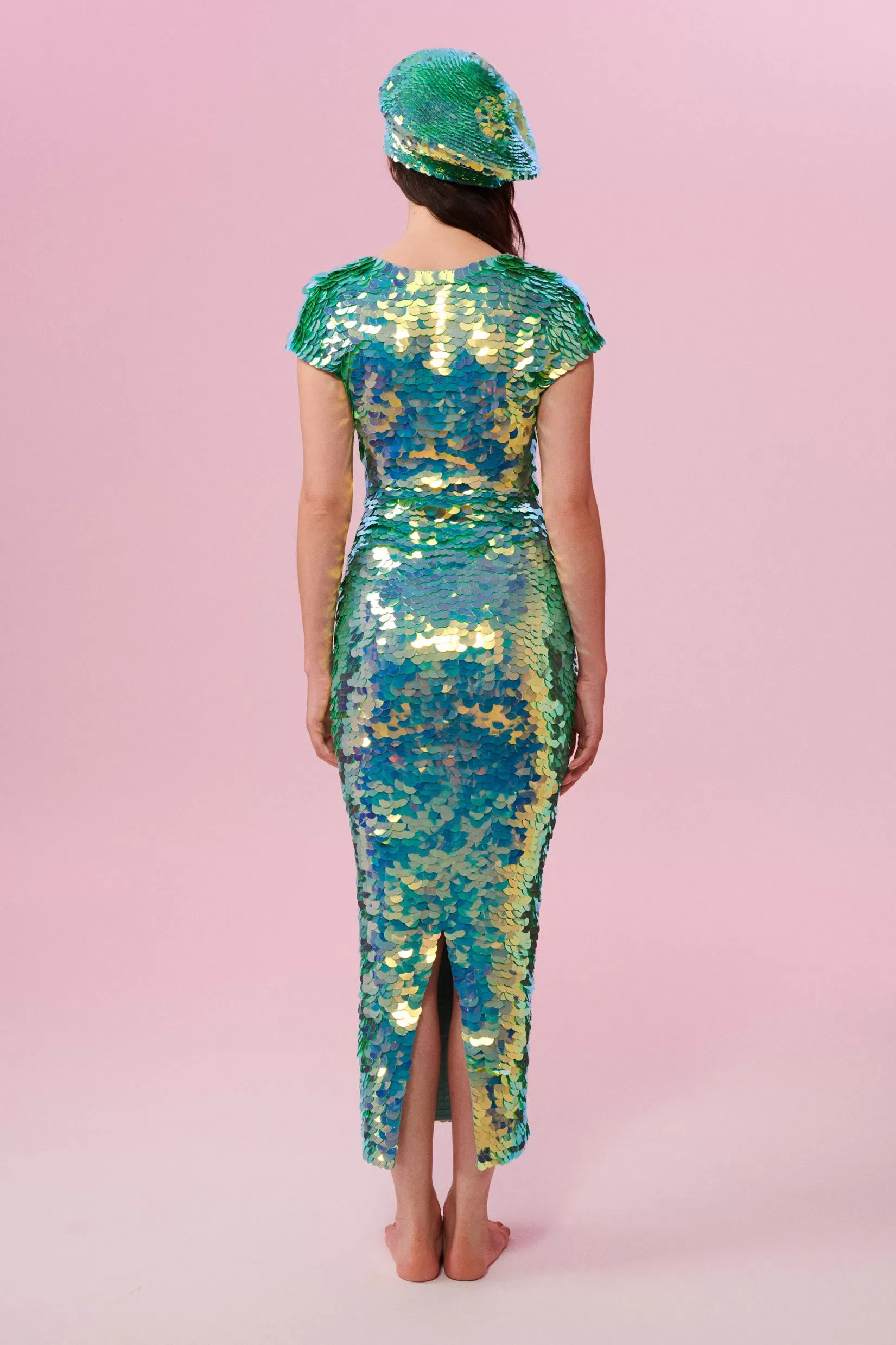 GEORGIE SEQUIN DRESS - CHAMELEON