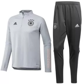 Germany light grey training technical Soccer tracksuit 2020 - Adidas