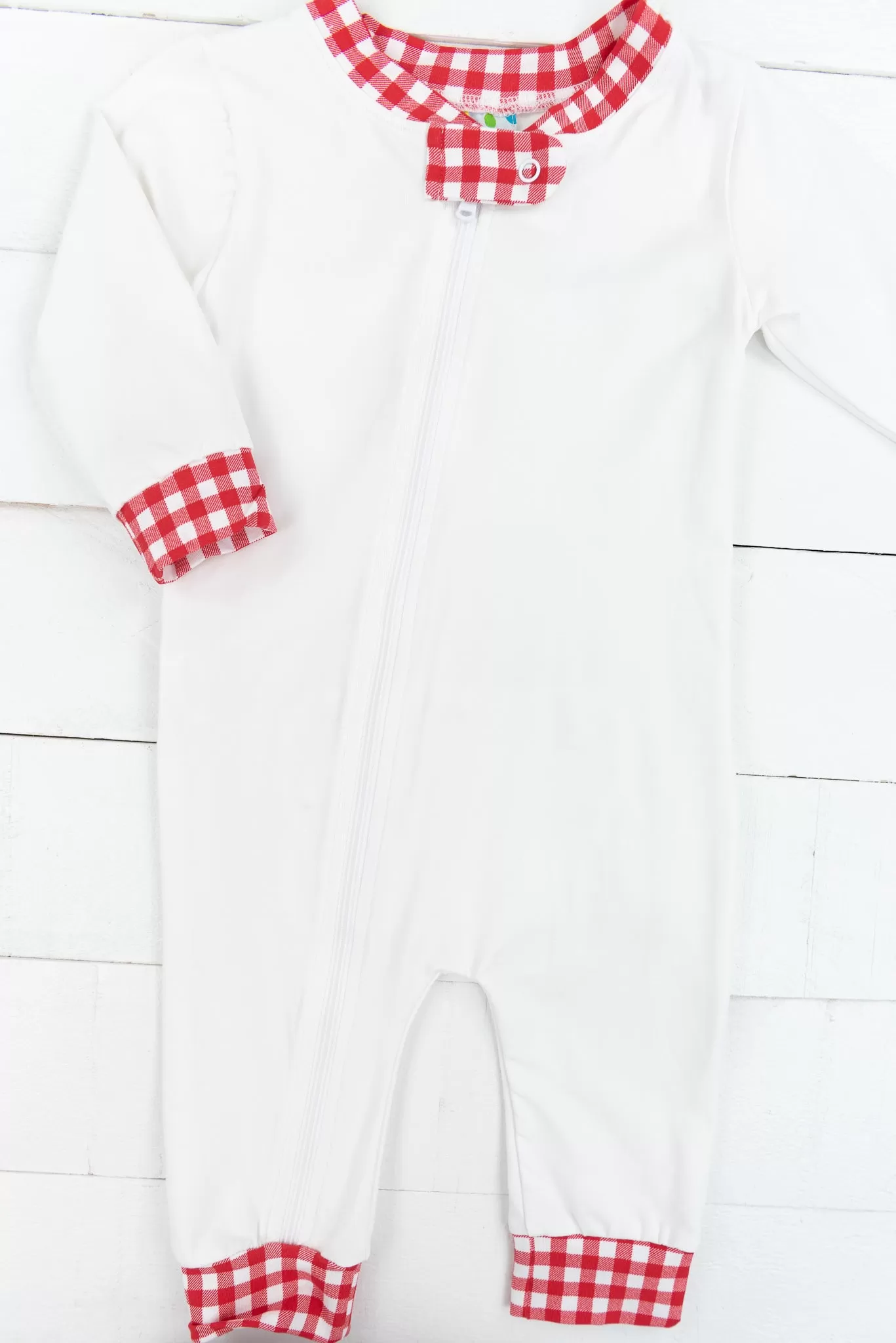 Girls Classic White Flap PJs