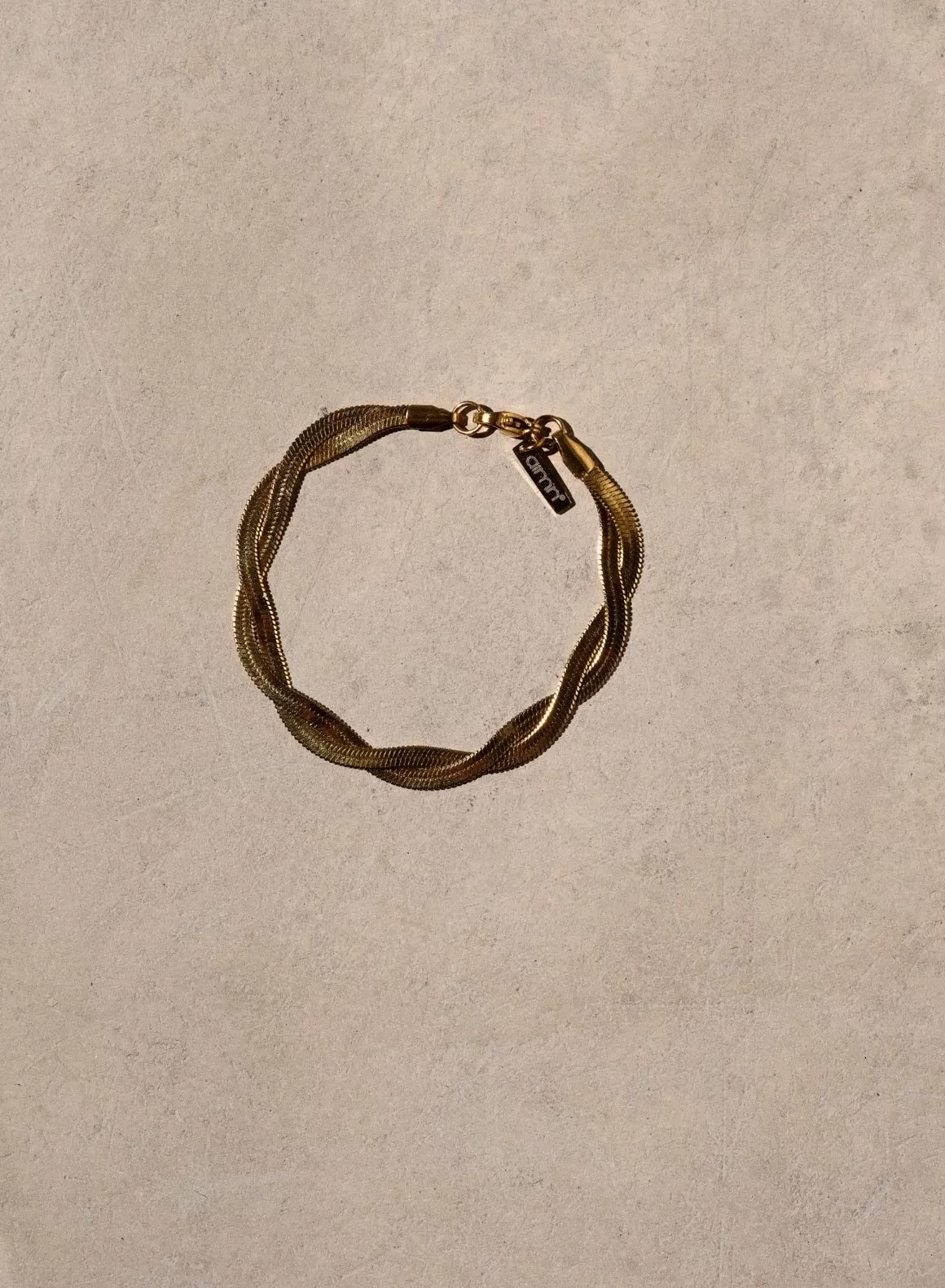 Gold Waterproof Braid Bracelet