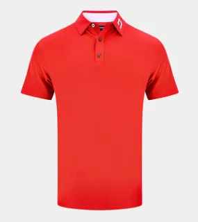 HONEYCOMB POLO - RED