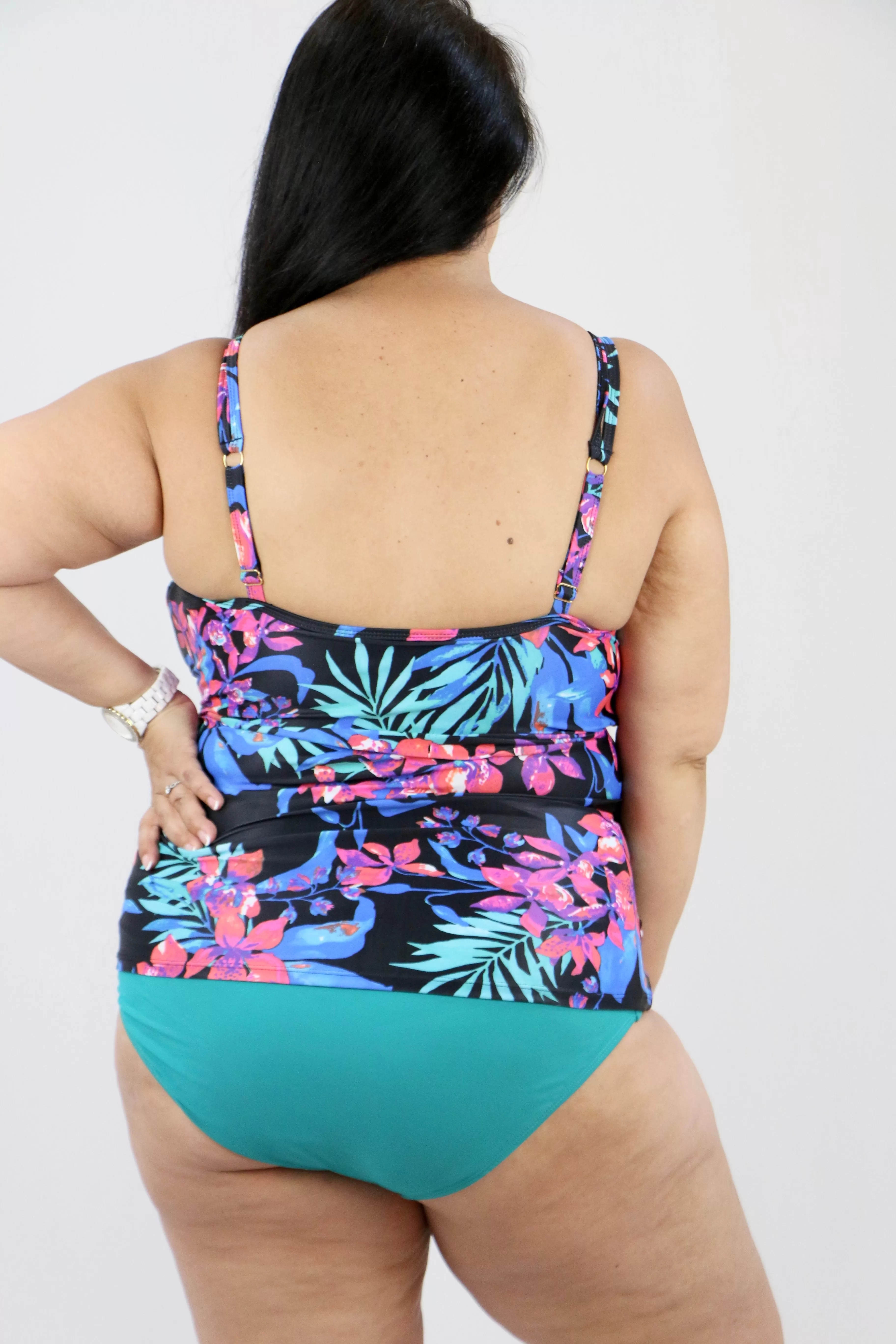 Isle Floral Tankini Top