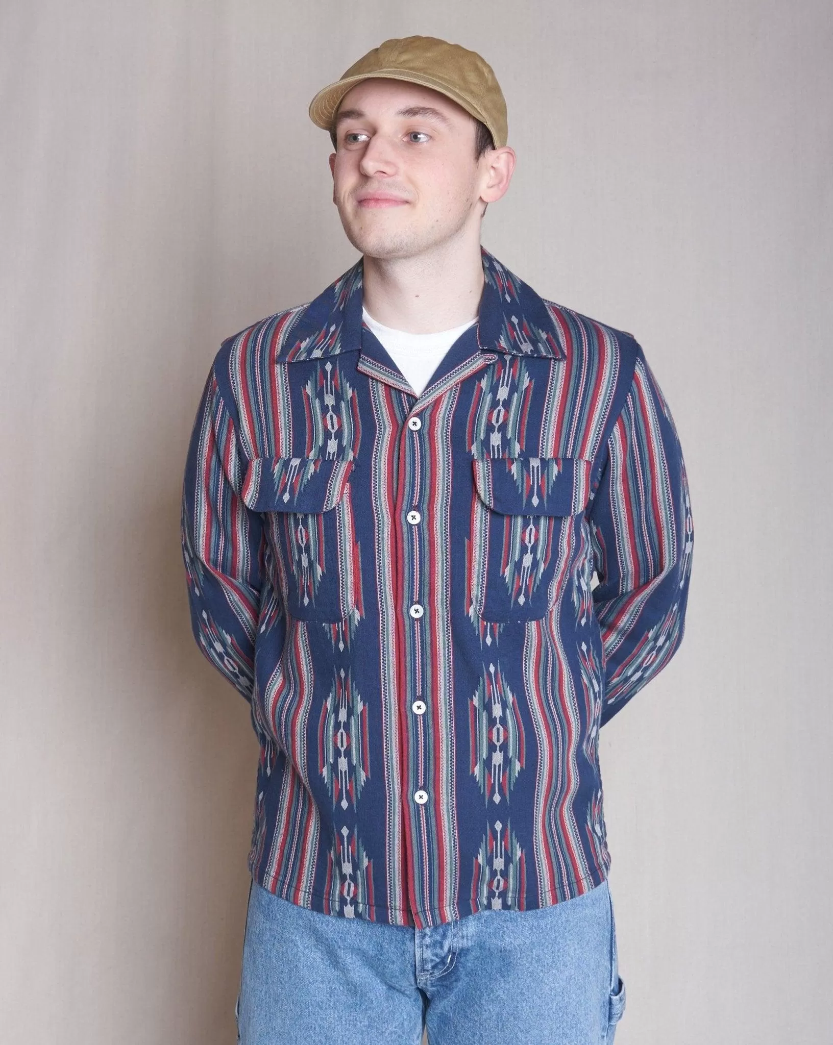 Jelado Westcoast Shirt - Navy Jacquard