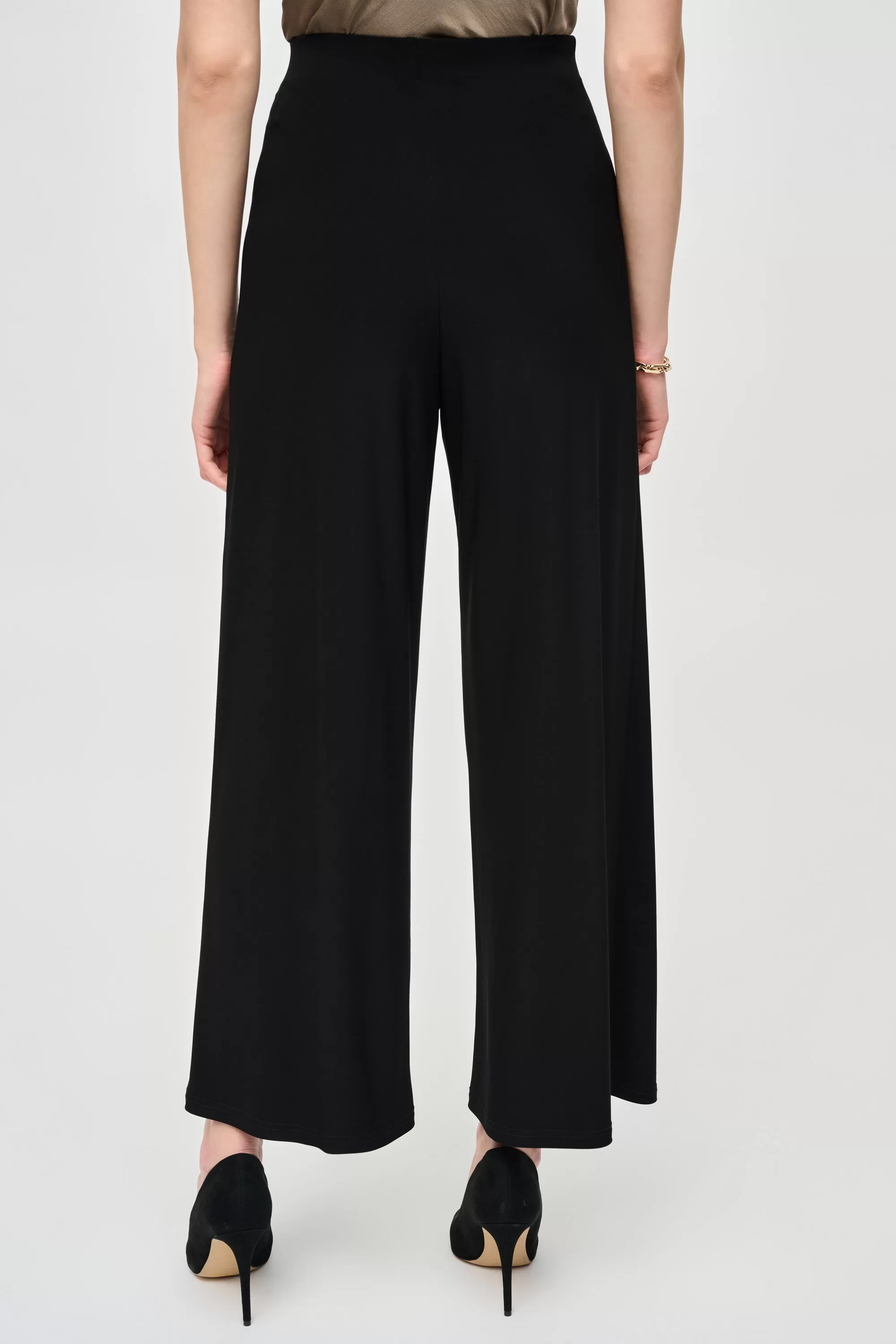 Joseph Ribkoff Wide Leg Wrap Pants 243028 - Black