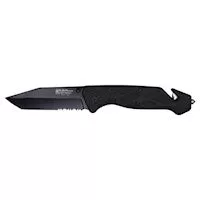 JUSTIN 3 IN 1 TACTICAL KNIFE MATTE BLACK