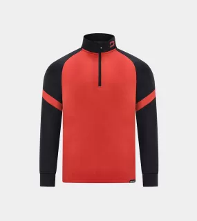 KIDS FLEECE STORM CHARCOAL | RED