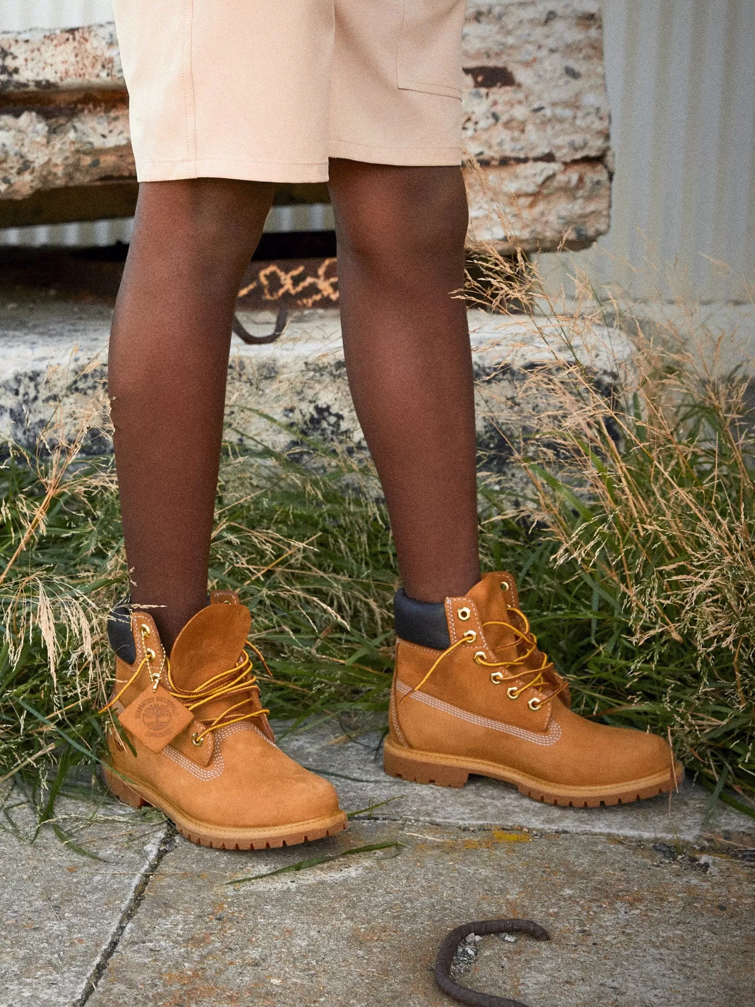 KIDS TIMBERLAND TODDLER 6 PREM WP BOOT - WHEAT NBCK - CLEARANCE