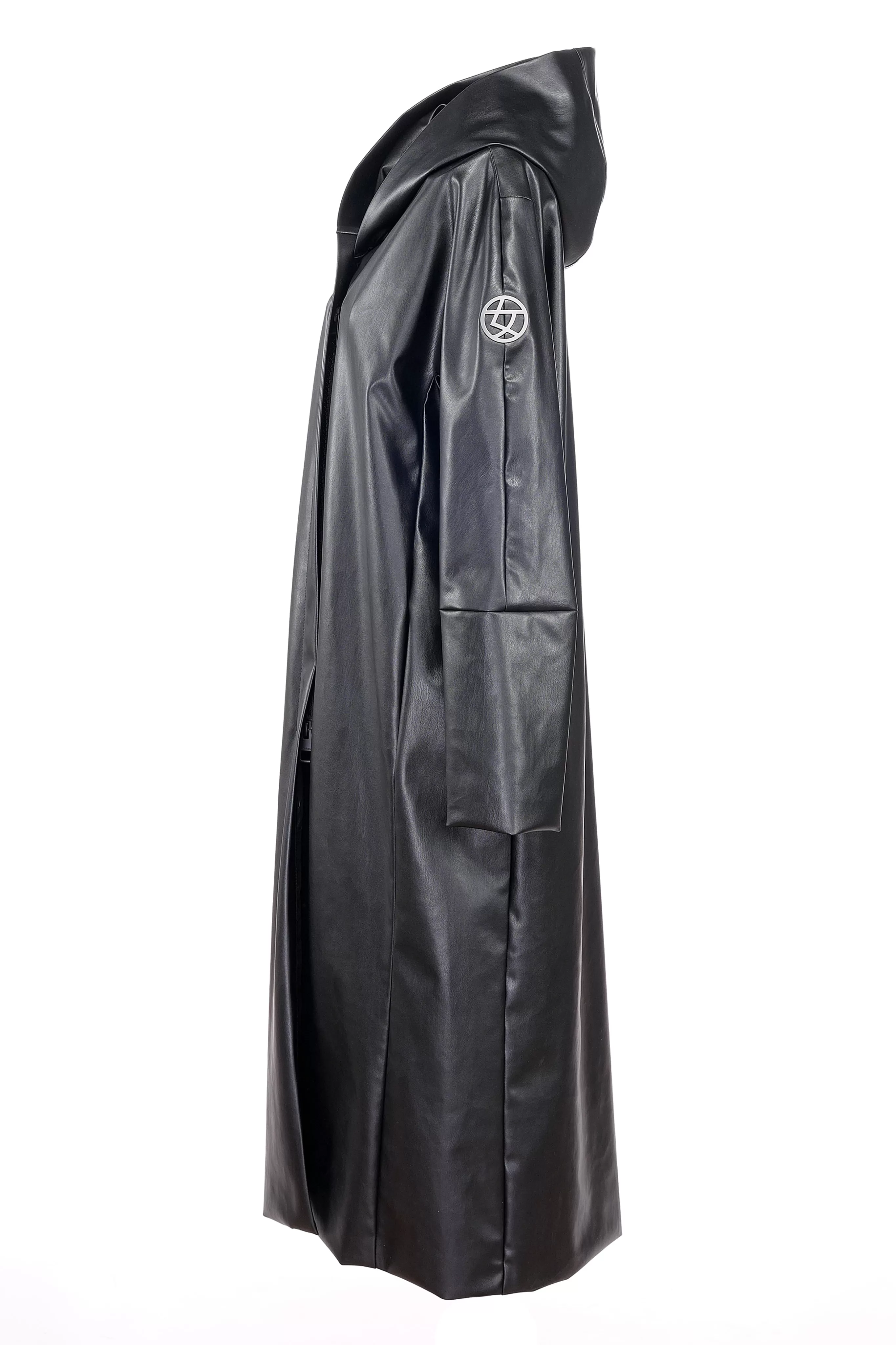 LANSDOWNE recycled vegan leather long coat