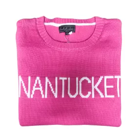 Lattitude NANTUCKET Sweater Pink/White