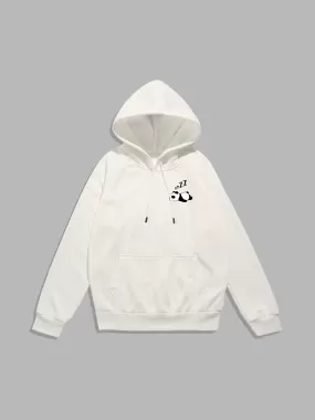 Lazy Panda Print Hoodie