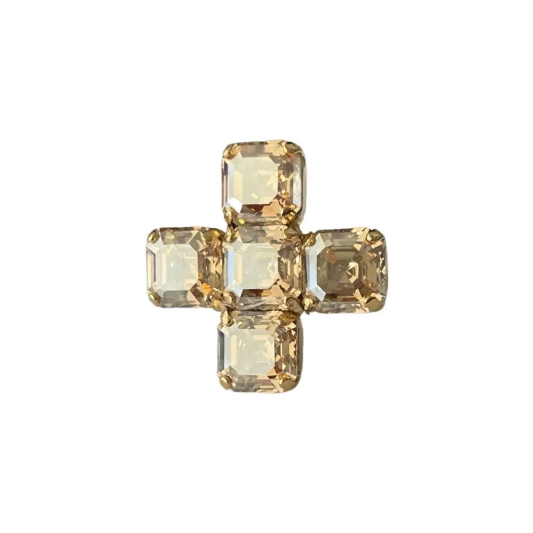 LE PETITE BIJOU ADJUSTABLE SWAROVSKI RING