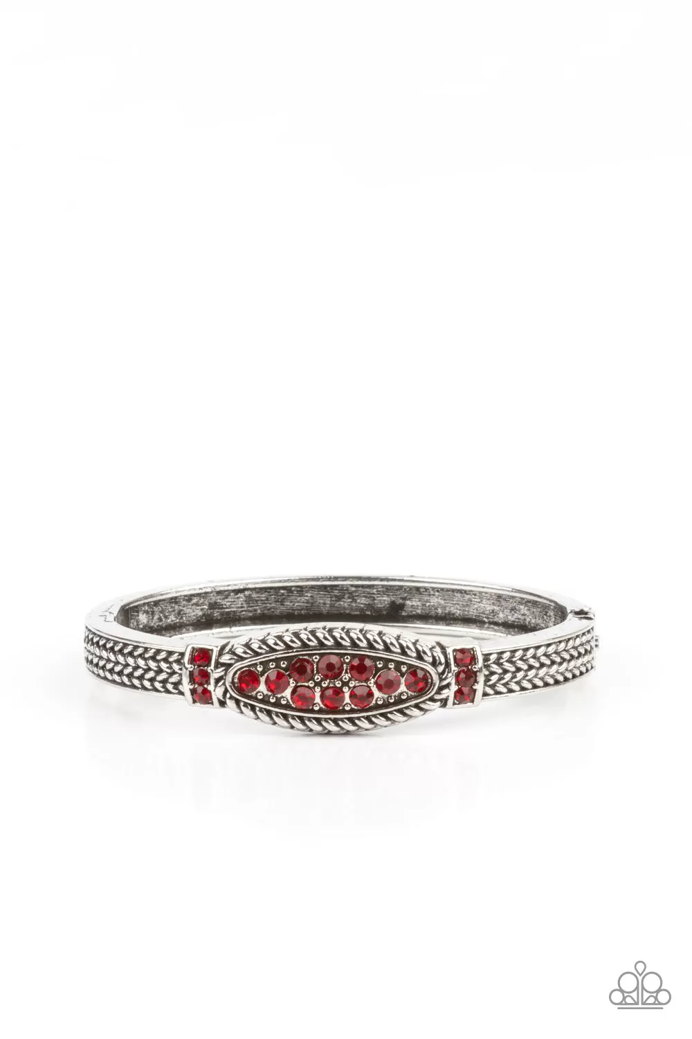 Locked in Luster - Red Bracelet