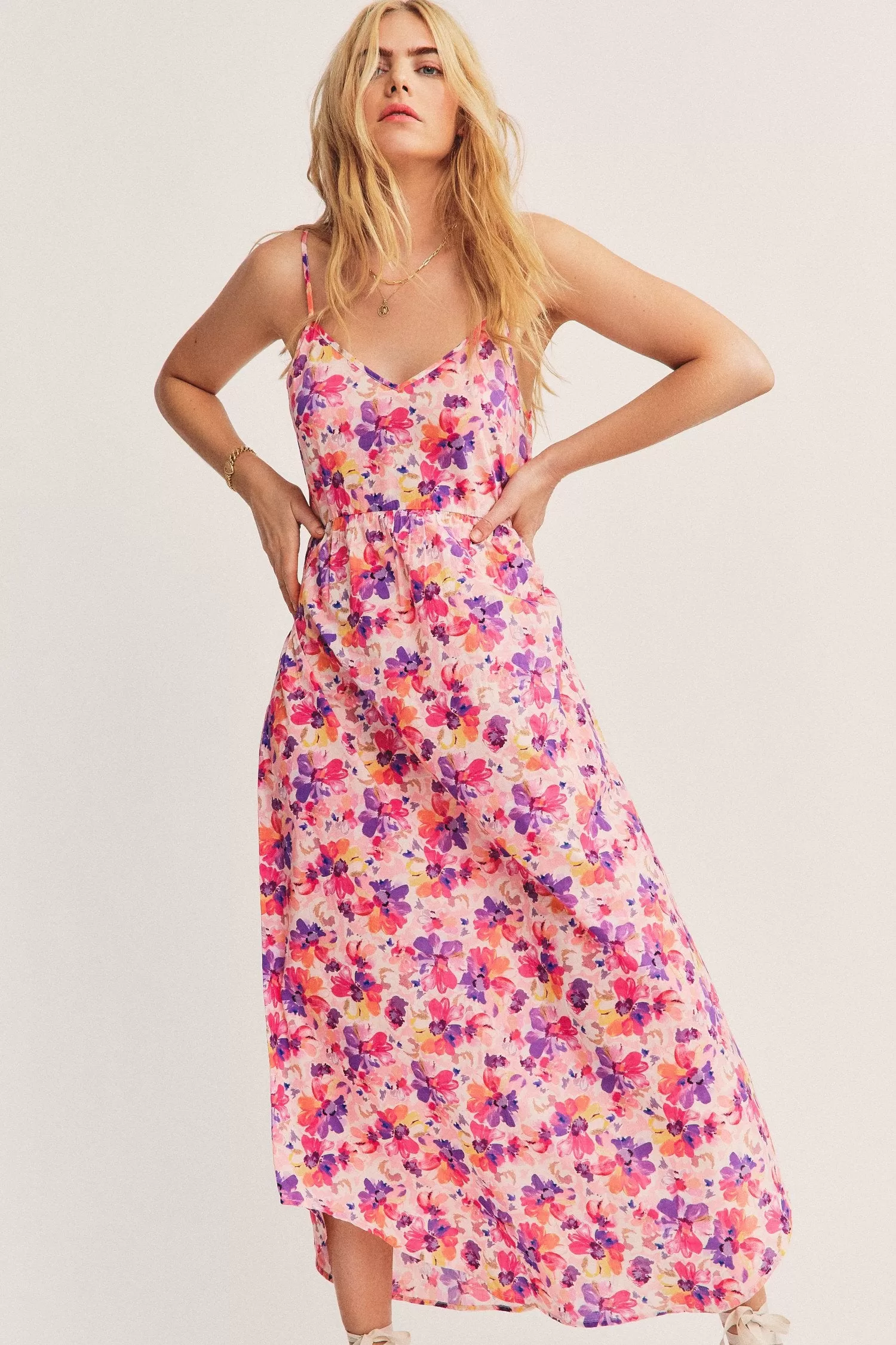 LoveShackFancy Faraday Slip Dress