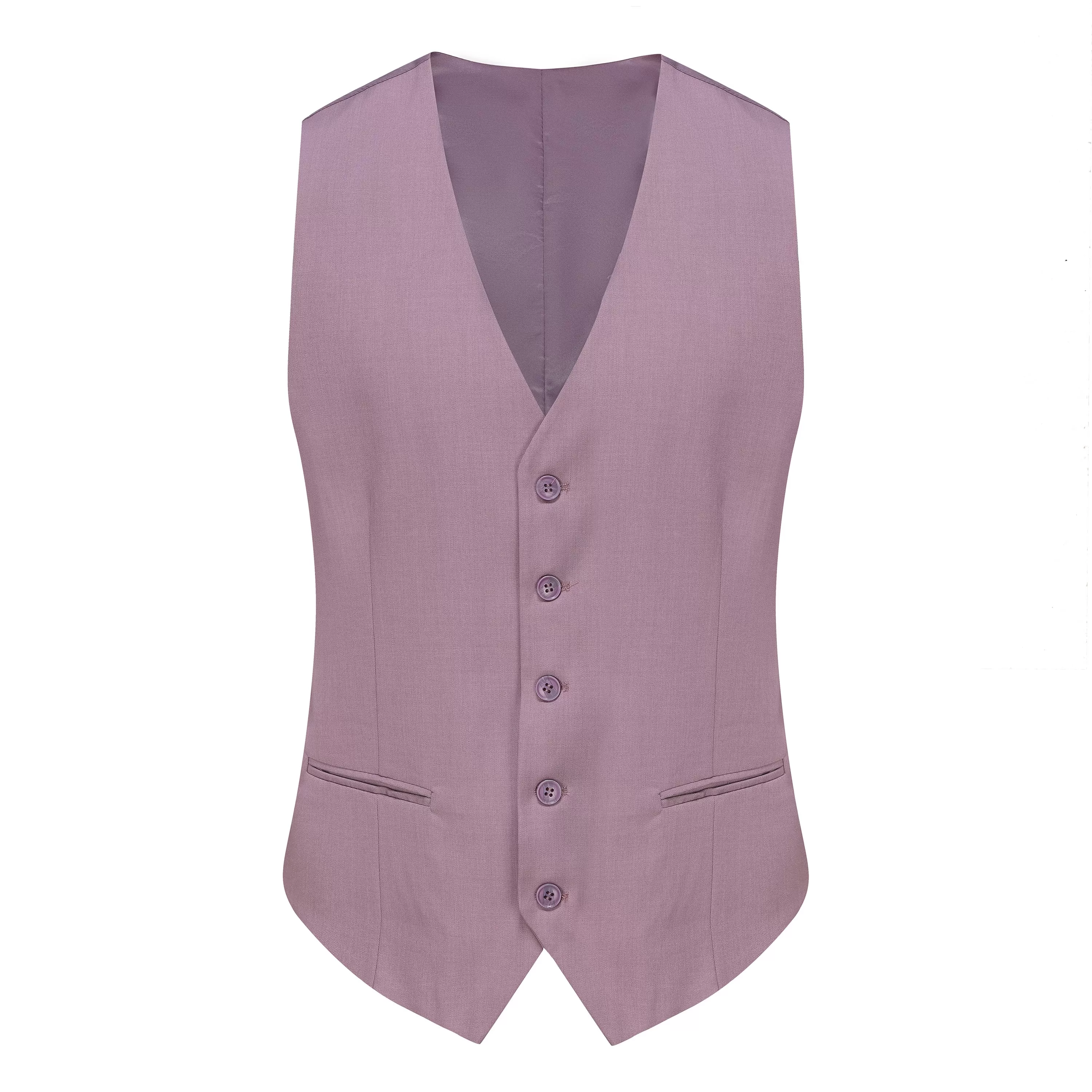 Men's 3-Piece Classic Fit Performance Stretch Suit (LT BEIGE, LILAC, ROSE)