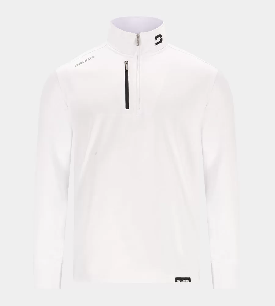 MEN'S ULTRA BLEND GOLF MIDLAYER 1/4 ZIP - WHITE