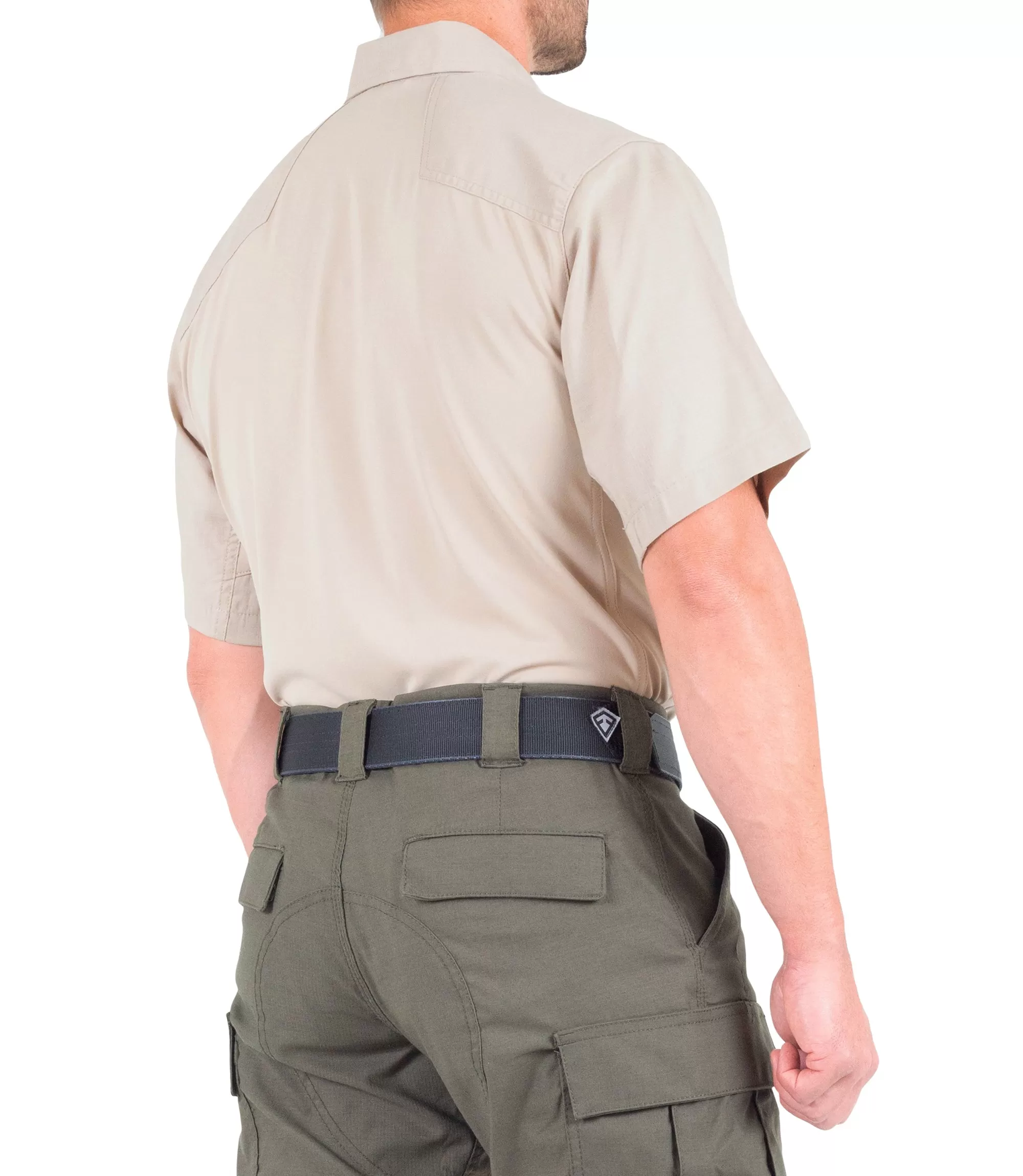 Men's V2 Pro Performance Short Sleeve Shirt / Khaki