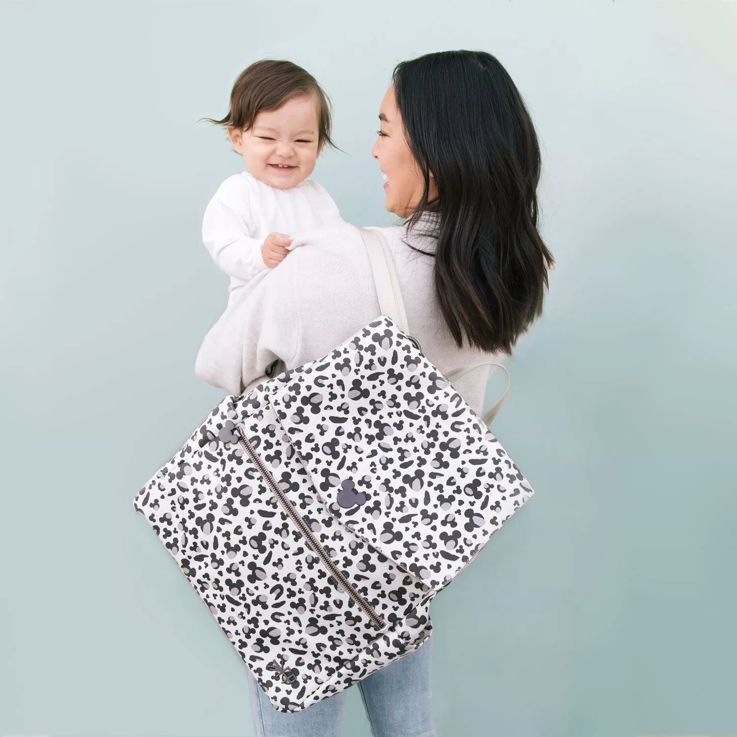 Mickey Leopard Classic Diaper Bag