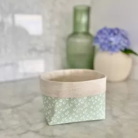 Mint Mini Floral Fabric Gift Box