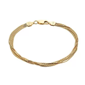 Multistrand Gold Bracelet